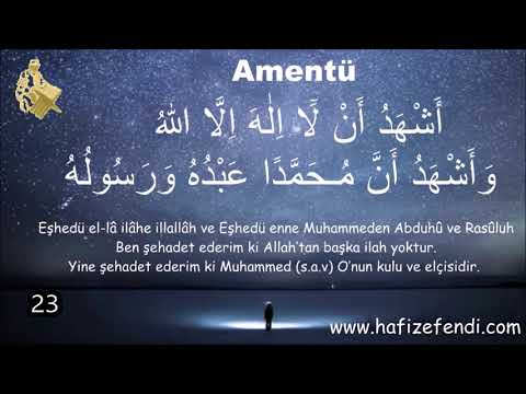 Amentü Duası 40 Defa