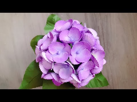 ABC TV | How To Make Hydrangea Paper Flower With Shape Punch #1 - Craft Tutorial