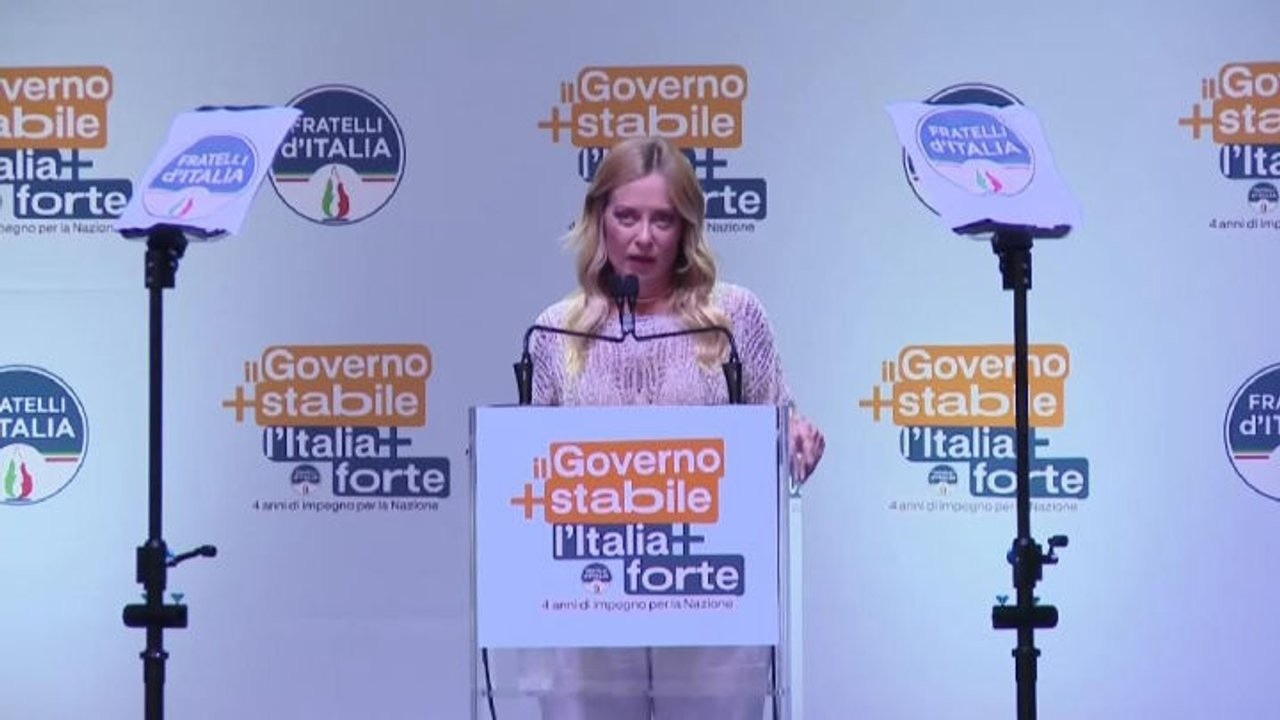 Meloni: Con nuova legge elettorale niente ribaltoni, chiunque vince avrà i numeri per governare