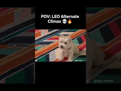 LEO Alternate Climax 💀🔥 | What If Vijay’s House Was a Death Trap? | Funny Tamil dub 🤣 #shortsfeed