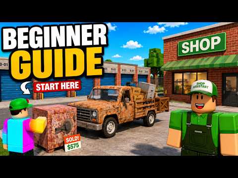 STORAGE HUNTERS OPEN WORLD FULL BEGINNER GUIDE (MONEY, AUCTION, VEHICLES, MUTATION, UPGRADES) Roblox