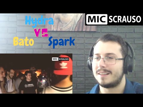 Reazione MIC SCRAUSO II - Hydra VS Bato VS Spark (8ttavi di finale) REACTION