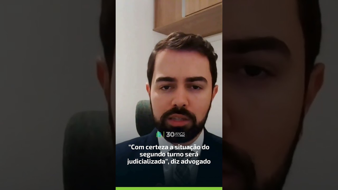 “Com certeza a situação do segundo turno será judicializada”, diz advogado