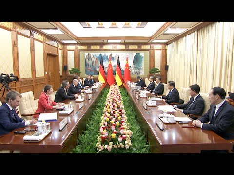 Xi Jinping: China-Germany relations have been growing steadily