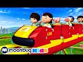 Rollercoaster Song Little Baby Bum Trains For Children Train Song Moonbug For Kids