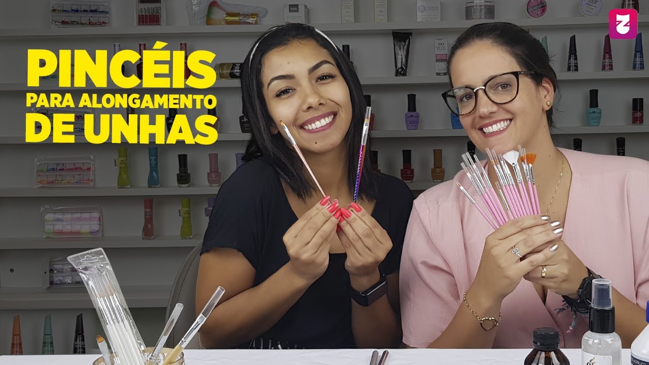 Kit 15 Pincéis Nail Art D&Z Gel e Acrigel | Belezeira