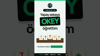 Yapay Zekaya Tarayıcıda 101 Okey Oynamayı Öğrettim #shorts #yapayzeka