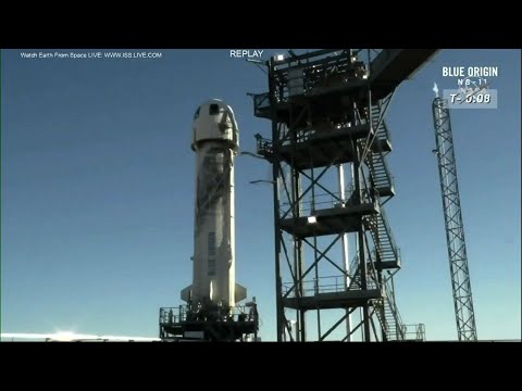 Blue Origin's New Shepard space vehicle completed a launch and landing Thursday from a West Texas launch site carrying 38 microgravity research payloads to space. (May 2)