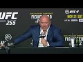 UFC 255: Dana White Post-fight Press Conference