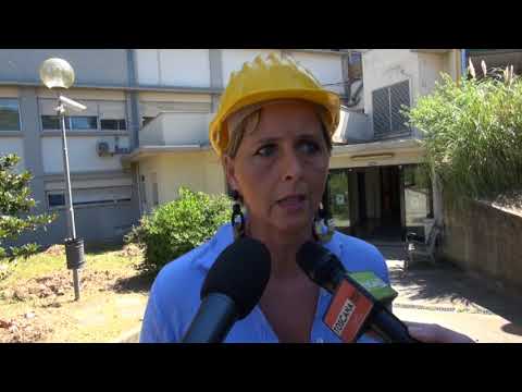 Erica Mazzetti   sopralluogo al vecchio ospedale