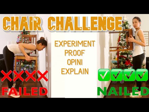 VIRAL CHAIR CHALLENGE! EVERyONE CAN DO WITH THiS TRICK! #chairchallenge tiktok