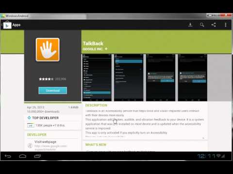 Video of Google Play Store on WindowsAndroid
