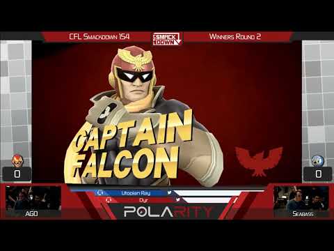 CFL Smackdown 154 WiiU - AGO (Falcon) vs Seabass (MK) - Winners R2