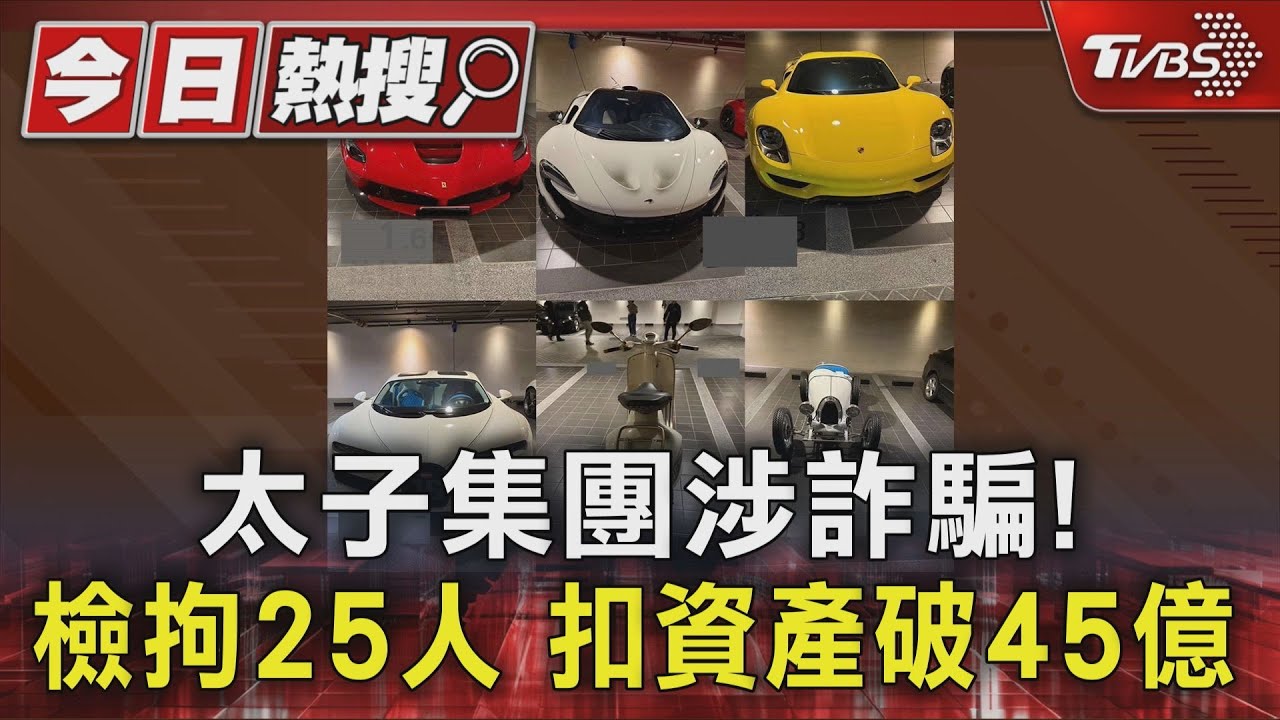 太子集團涉詐騙!檢拘25人 扣資產破45億