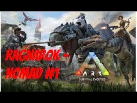 DINOSAURS!!!/ARK: Survival Evolved - Ragnarok - Nomad #1