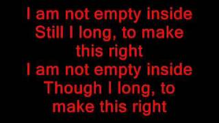All That Remains - Empty Inside lyrics