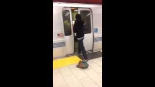 preview picture of video 'Oakland Ca 12th street Bart station fight Part1'