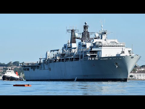 HMS Albion trials and training