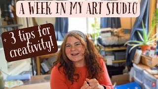 Flowing with Art Cycles/ Seasons to Explode Creativity! Art Studio Vlog