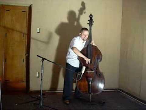 Joscha Oetz, solo contrabass: Don't Get Around Much Anymore