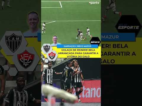 ARRANCADA ESPETACULAR E GOLAÇO NA ARENA MRV! É O GALO DOIDO! 🐔⚽🔥