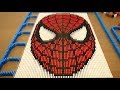 Spider Man In 10 000 Dominosteinen