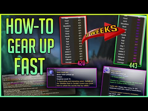 GEAR GOALS: Get to 443ilvl by Week 3 of the Season - No Raiding required!