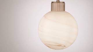 1_Watch A Video About the Possini Euro Jupiter Wide Brass and Glass Mini Pendant Light