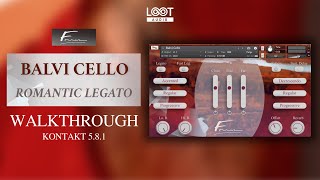 Video thumbnail for Balvi Cello // David Forner // Kontakt 5.8.1 // Walkthrough by Loot Audio