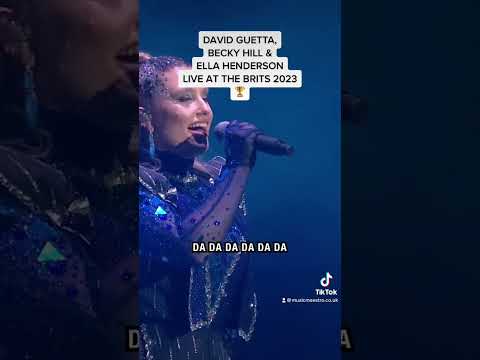 David Guetta, Becky Hill & Ella Henderson - Live at the BRITs 2023 🏆