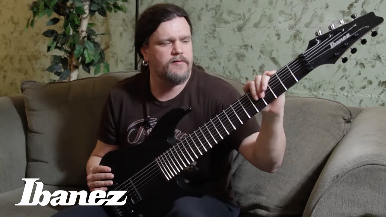 Marten Hagstrom on the Meshuggah M80M Ibanez 8-string signature model - YouTube