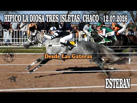 ESTEBAN - GRAN PREMIO LIBRE 200 METROS, HIPICO LA DIOSA, TRES ISLETAS, CHACO 12.07.2026