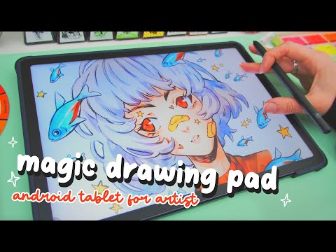 ⭐️ testing the new XP-PEN Magic Drawing Pad! 🐠