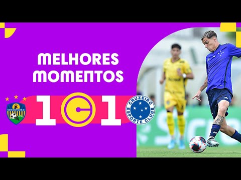 Gols e lances de Nova Mutum x Cruzeiro