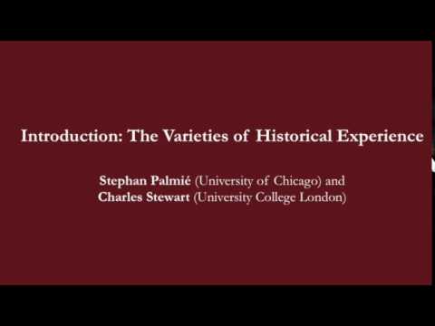 Stephan Palmié and Charles Stewart, "Introduction: The Varieties of Historical Experience"