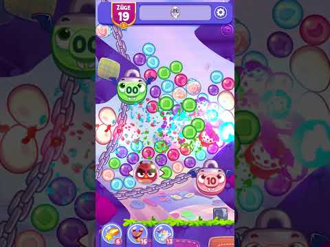 Angry Birds Dream Blast Level 145 no booster [Gameplay] optimized for smartphones [Rovio]