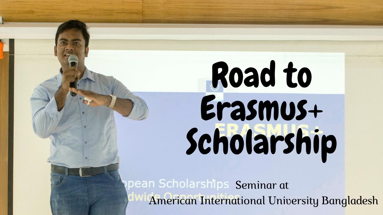 Seminar on "Road to Erasmus+ Scholarship" - Webinar for AIUB, Dhaka (01.08.2019)