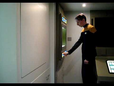 STAR TREK FOOD REPLICATOR IN USE