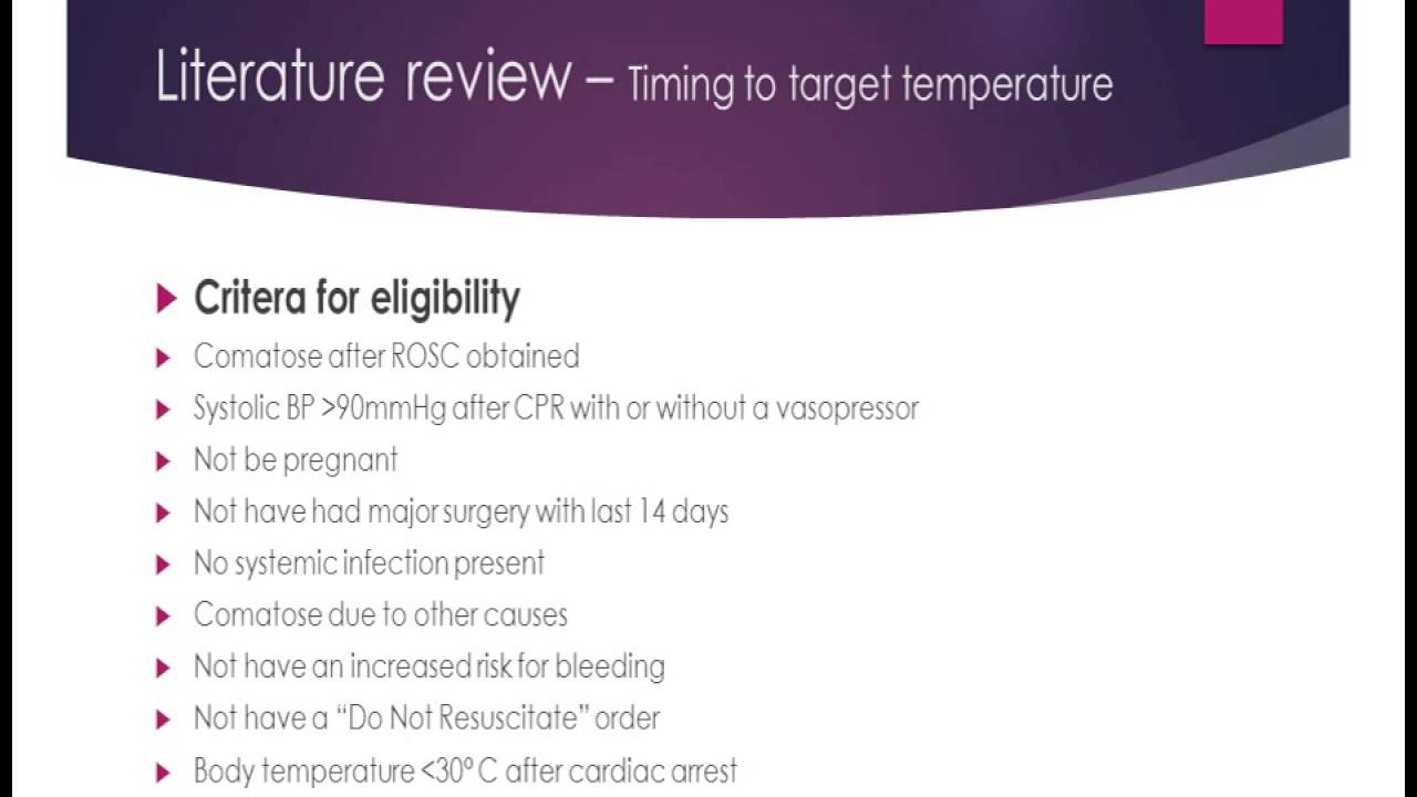PPT - Therapeutic Hypothermia