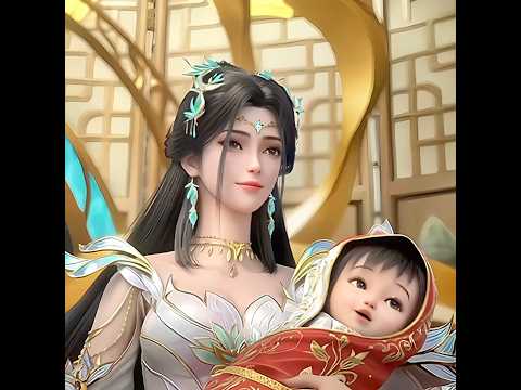 The Pure Love God 💖 Qin Yu and His Family  | Stellar Transformation | #donghua #shorts