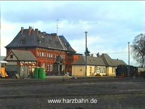 Selketalbahn: Ankunft im Bahnhof Gernrode