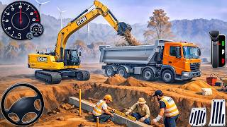 Excavator Loading Simulator 3D - Highway City Road Builder Construction 2026 - Android GamePlay