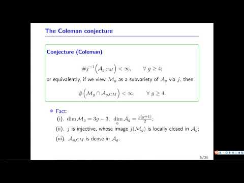 The Coleman-Oort conjecture on the finiteness of CM curves -- Lv