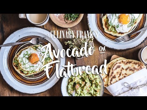 Abacate no pão achatado | Mantenha-se saudável