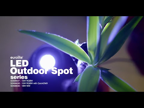 EUROLITE LED Outdoor Spot 18W WW mit Erdspie?