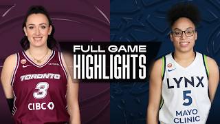 [검증마트]7월29일 토론토 미네소타 WNBA 하이라이트