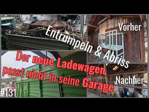 The cleanup operation begins & the new loading wagon finally arrives | Vlog #131