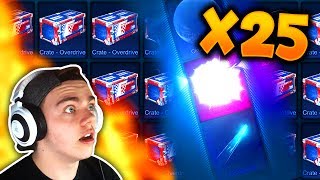 25X ROCKET LEAGUE OVERDRIVE CRATE OPENING *NEW*