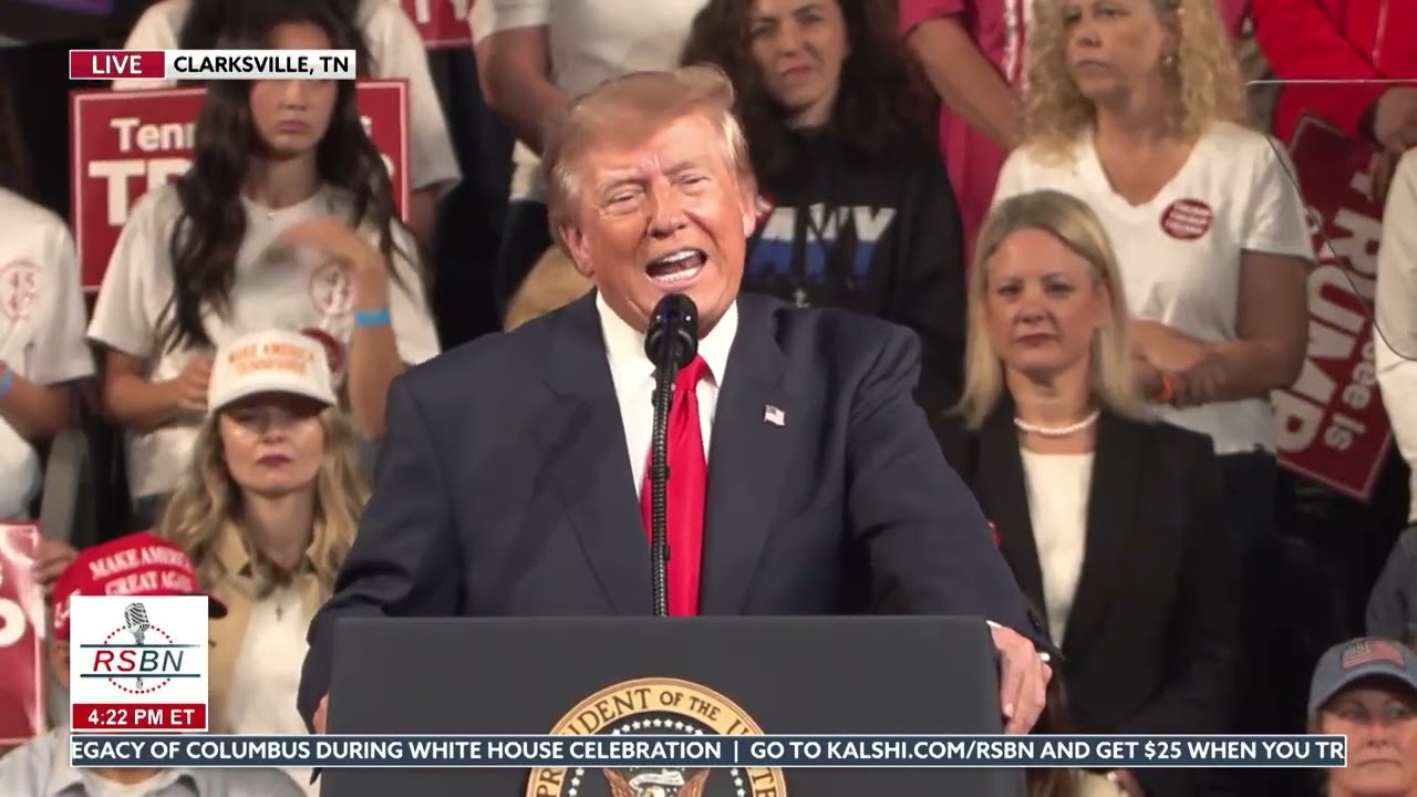 "Pretend That I'm Running" President Trump Urges Republicans to Get Out and Vote - 10/10/26