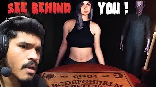 PLAYING A HORROR OUIJA BOARD WITH GIRL FRIEND ! GONE WRONG 🪓 #HorrorGaming, #ScaryGames